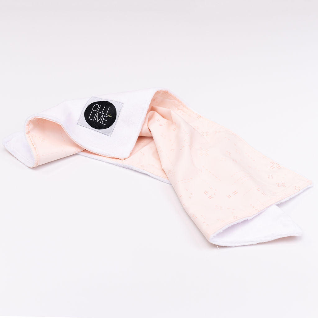 Sunday Stroll - Lovey Cuddle - Crossroads & Dashes in Pink - Olli+Lime